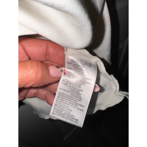 Kimchi Blue White Mini Dress V-Neck Sleeveless‎ Fit & Flare Party Size S - Picture 8 of 10